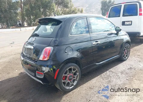 2013 Fiat 500 Sport Cattiva из США, поврежденный, VIN 3C3CFFBR9DT744591